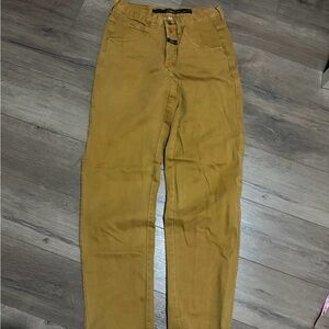VINTAGE Y2K Marithe Francois Girbaud tan tapered fit pants W28 L31